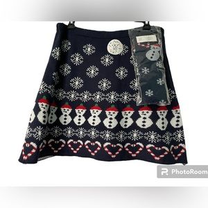 Christmas Skirt w/Matching Socks